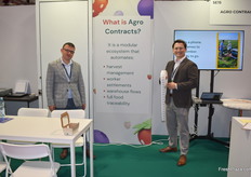 Rafal Roslonek and Kacper Dach of Agro Contracts, from Poland.