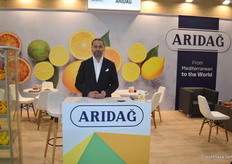 Bayram Aridag, owner of Turkish exporter Aridag. They export citrus and pomegranates.