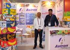 Vishal Nakhe and Tushar Nimavat represented Astron Packaging, a corrugated box manufacturer in India.