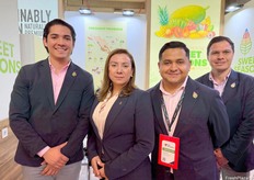 The Sweet Season team represented by Jose Antonio Bernal, Marina Bernal, Jonas Alvarez, Ivan Flores, jackfruit exporters from Mexico.