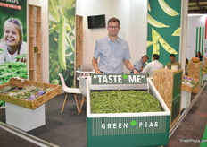 Benjamin of Green Peas. They export peas and sugar snaps from Denmark and Portugal, sending them to Finland, France and the Czech Republic.