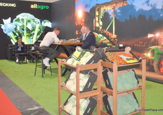 The stand of Vegking a Polish vegetable exporter.