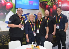 Vince Brullo - Australia fruits, Alison Jones - Wandin Valley Cherries, and Ray Erwin from Australia Fruits and Reuben Jones from Wandin Valley Cherries.