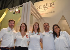 The team at Angus Soft Fruits is promoting AVA Berries, a premium varietal brand.