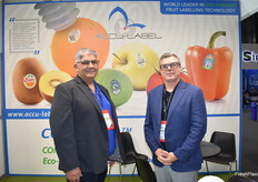 Rod Baeini and Jason Todd with Accu-Label from Canada.