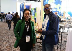 Fadzai Kamungozi (AFA Consultants) and David Ngadze of Zimflex