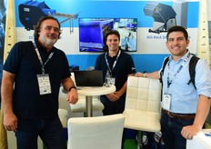 From The Netherlands, Mark and Mik van der Zande of Logitec Plus with Hendri Beukes of Vicson Plant technologies