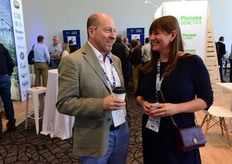 Andrew Maiman of Camposol USA with Camposol colleague Daria Arapova, based in The Netherlands