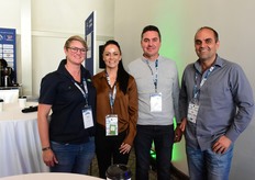 Zelda Hanekom of Zibo, Tanya Moller of mPact, Altus Kirsten of Angon Fruit and Piet Carinus, Weltevrede Kwekery