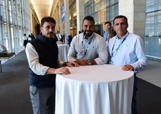Abel Diaz of Onubafrut Spain, Soufiane Lahtati Belkas (Global Plant Genetics) and Marco Vaz, also Onubafrut