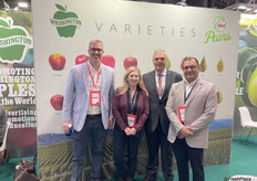 Michael Schadler, Lindsey Huber, George Smith, Sumit Saran from Washington Apple Commission