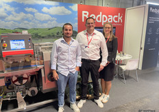 Martijn Vertogen from Ultrapak and Charlie and Karen Fletcher from Redpack