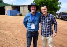 Wian Mouton of Bosman Adama with Harry Danckwerts of VitroplantSA