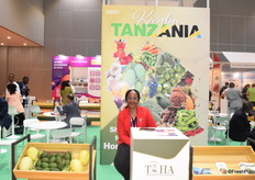 Jaqueline Mkindi, CEO of TAHA, Tanzanian avocado exporter.