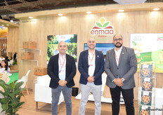 Mohamed Hammad, Amr Tarabolssi and Mohamed Hussein from the Egyptian citrus exporter Enmaa