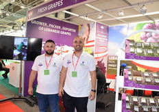 Mohamed Awdi and Ghassan Awdi from the company Awdi. The Awdi brothers share that Lebanese tables grapes enjoyed a good demand from African markets this season.