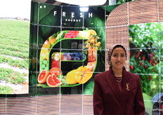 Youssra Shams from Fresh Energy, An Egyptian company specializing in supplying European supermarkets.