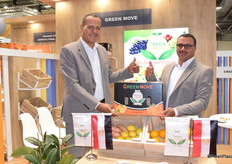 Khaled Mohamed and Yahia Shabana from Green Move. The Egyptian exporters expect an "outstanding coming citrus season thanks to good weather".