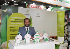 Ehab Sami, business development manager of Noureen Food from Egypt, announces the introduction of four new garlic varieties.