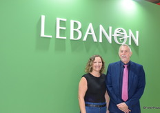 Hania Chahal, Lebanese marketing economist, and Piet Schotel from CBI, came to support the Lebanese and Ethiopian delegations to Fruit Attraction.